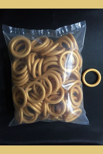 Konur Store حلقات ستائر ريفية باللون الذهبي - 100 قطعة
