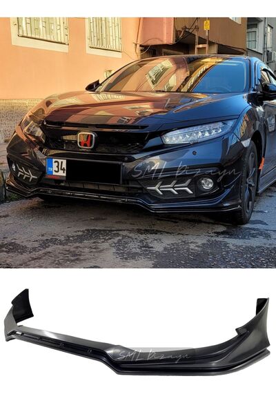 SML Dizayn Honda Civic Fc5 Makyajlı Kasa (2019-2021) Ön Ek (PLASTİK) Boyasız ...