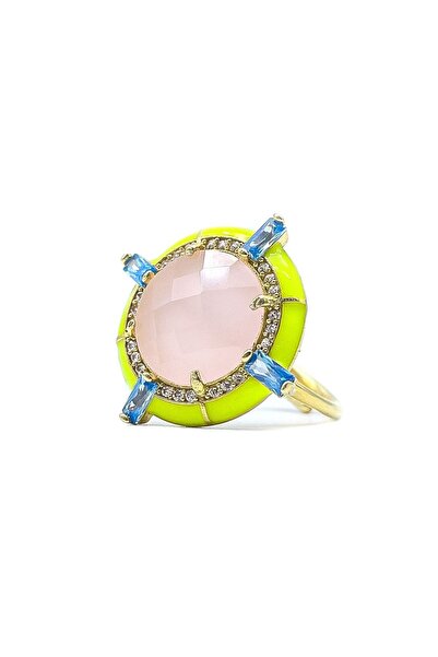 Bayemeyc Sole Ayarlanabilir Kristal Taşlı Yüzük