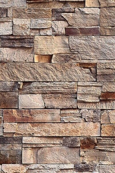 Bien Duvar Kağıtları Exclusıve 7290-5350 Popüler Taş Tuğla Desen Duvar Kağıdı...