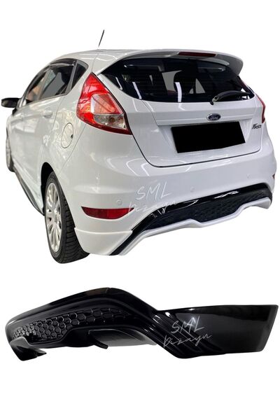 SML Dizayn Ford Fiesta St Difüzör Plastik Parlak Siyah Ford Fiesta St Arka-di...