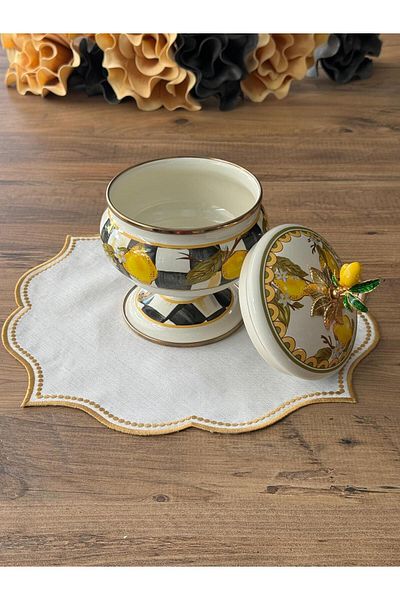 Meri Ev Gereçleri Lemon Candy Bowl with Shoes