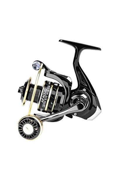 Megsaydin ماكينة صيد السمك AF2000 PRO بقطر 6 كجم - مقبض ذهبي ملفوف خاص 5.2:1