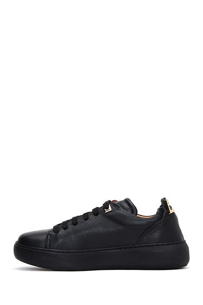 Derimod Black Leather Women's Sneakers - 23wfd1304ft