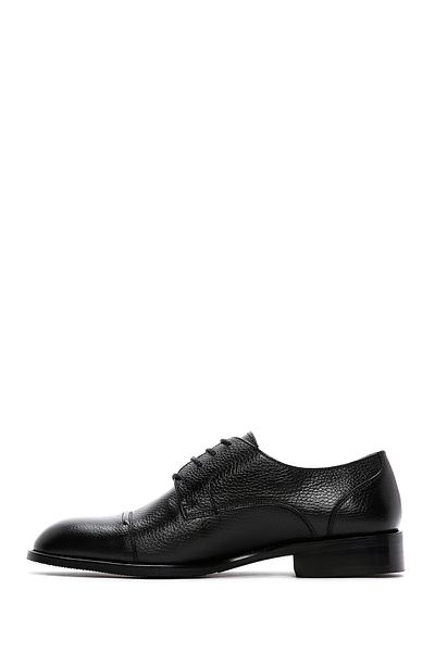 Derimod Black Leather Men's Classic Shoes - 23wfd6847ft