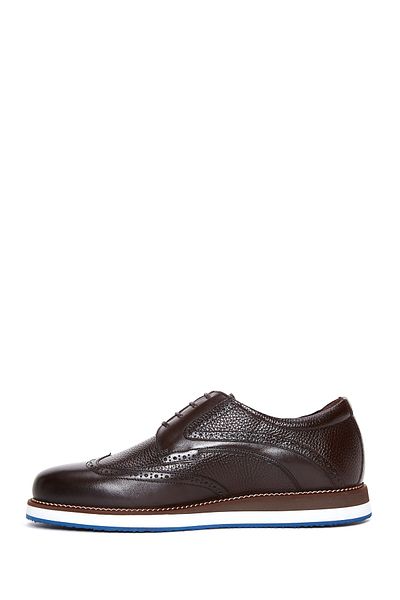 Derimod Men's Brown Casual Leather Shoes - 23wfd6850ft
