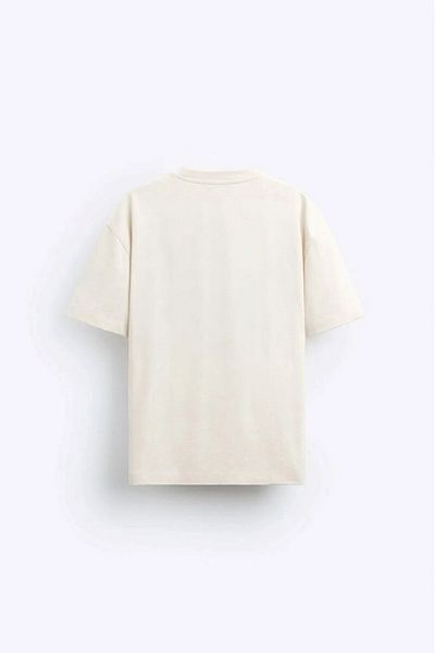 The Champ Clothing Ανδρικό μπλουζάκι με στάμπα Oversize Beige