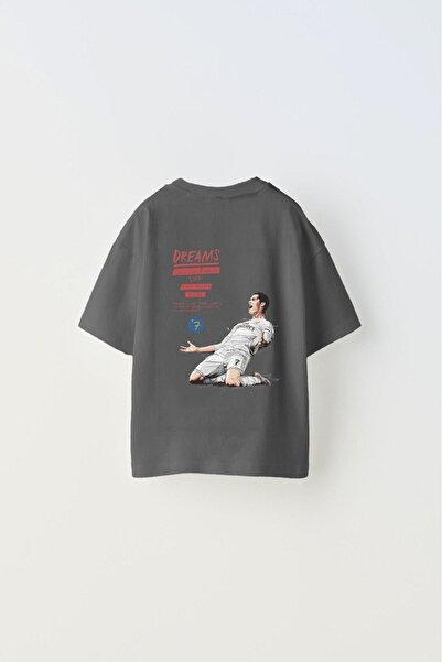 The Champ Clothing Fudbalski dizajn Štampano - Dimljeno dete T-shirt