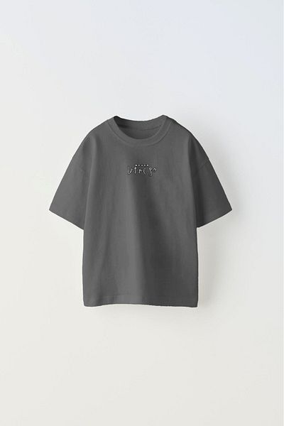 The Champ Clothing Παιδικό μπλουζάκι με στάμπα καπνιστού χρώματος 'Never Let Me Go'