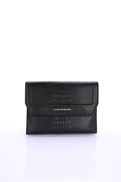 Aron Atelier Prisca Siyah Kadın El ve Omuz Çantası