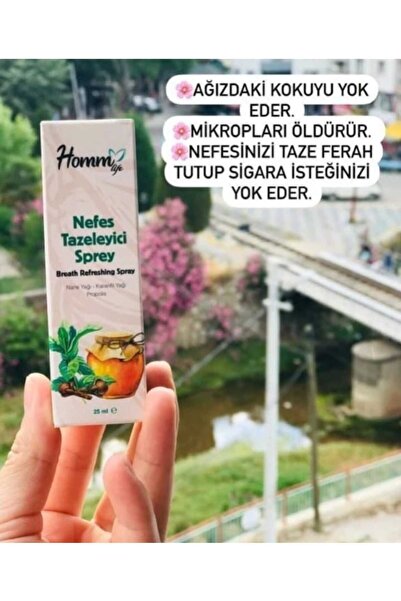 Homm Bitkisel Nefes Tazeleyici Ağız Spreyi 25 ml