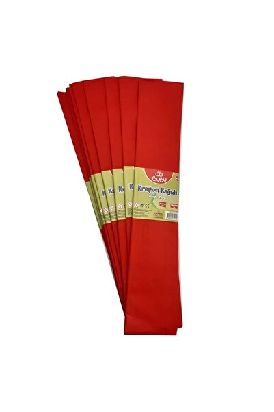 Marka Bu-bu Krapon Kağıdı Kırmızı 50*200cm