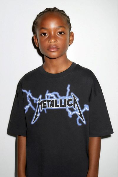 The Champ Clothing Тениска с принт на Metallica за черно момче