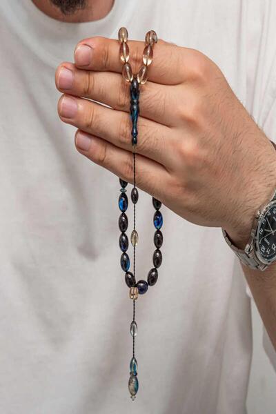 Nextpage Pressed Amber Prayer Beads