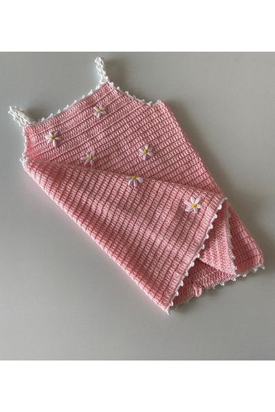 Hobihanem Tuhafiye فستان أطفال محبوك يدويًا من Zara Model