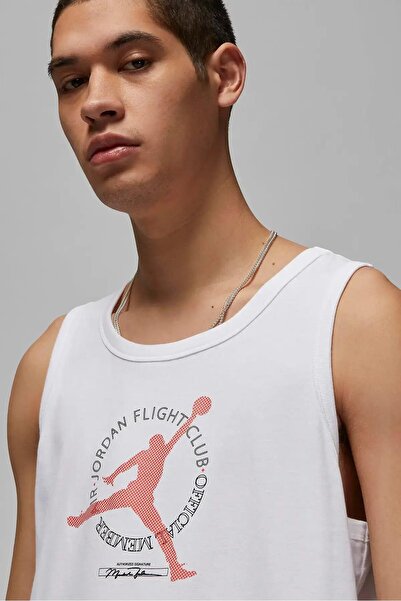 Nike White Men's Sports Athlete - Jordan Mj Flight Mvp Tank