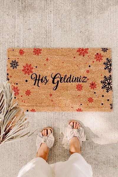Paspas Yap New Year's Door Mat Koko Mat New Year Designs Bristle Mat Outside Door Mat Door Front Mat