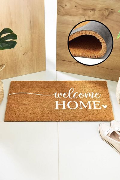 Paspas Yap Welcome Home Door Front Mat Exterior Door Mat Entrance Mat For Home Non-Slip Mat Doorway Mat