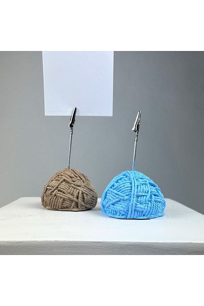 Melouro Ball Tuber Note Holder Set of 2 (Light Blue - Paper Bag)