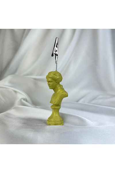 Melouro Mold Green Venus Sculpture Note Holder, Photo Holder