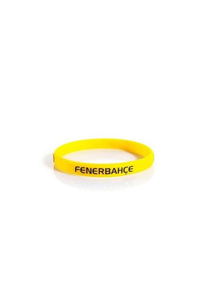 Fenerbahçe Yellow Silicone Bracelet - Licensed with Gift Wooden Box
