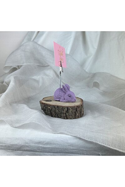 Melouro Antique Lavender Rabbit Note Holder, Photo Holder