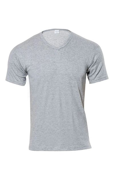 Anıt 5 Pieces V-Neck Undershirt - 100% Cotton Single Jersey Combed Cotton Short Sleeve Undershirt