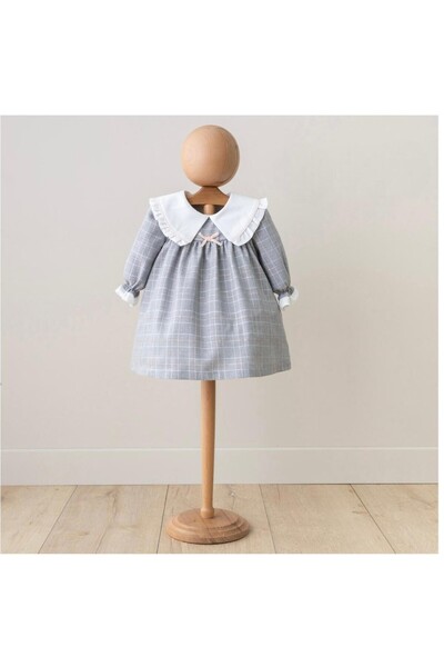 morwind Plaid Patterned and Glitter Baby Girl Special Occasion Dress