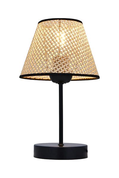 OSC HOME AYDINLATMA TASARIM Modern Double Bedroom - Lampshade Hazeran Wicker, Standing Table Lamp 2