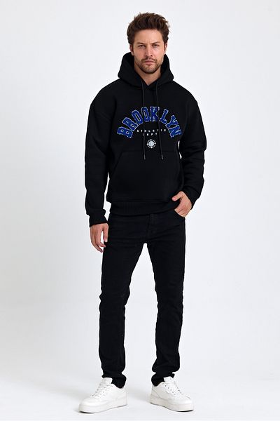 Tarz Cool Ανδρικό φούτερ με κουκούλα Softfly Regular Fit - Τυπωμένο