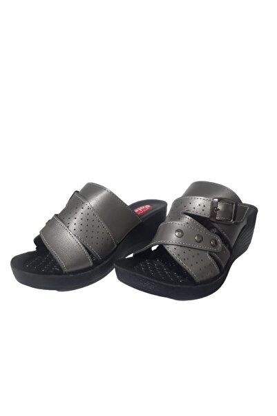 POLEX Γυναικείες παντόφλες Orthopedic Sole Platinum - Daily Stylish Buckle Narrow Fit plexx75-66