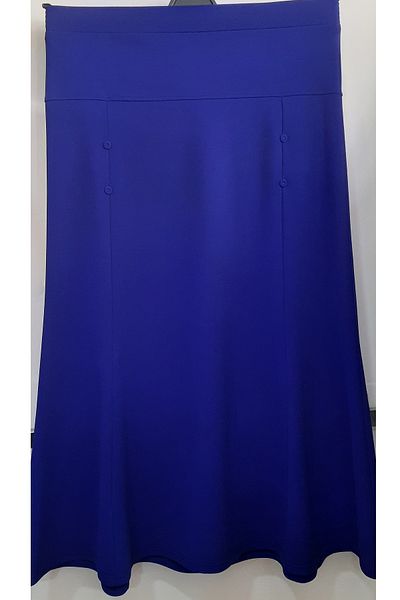 N.Y.YILDIZ STAR NAZAL 1,Sinif - Large Size Scuba Skirt with Stretch and Buttons
