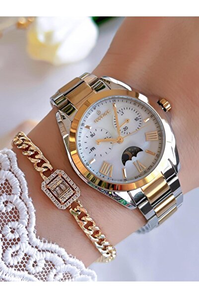 Essence İç Fonksiyonları Aktif Çelik Kordon Kararma Renk Atmaz Yapmaz Kadın Kol Saati BES6910FE.220