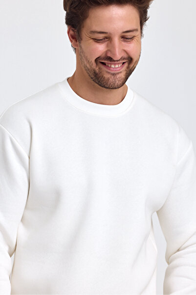 Tarz Cool Ανδρικό φούτερ με στρογγυλή λαιμόκοψη - κανονική εφαρμογή