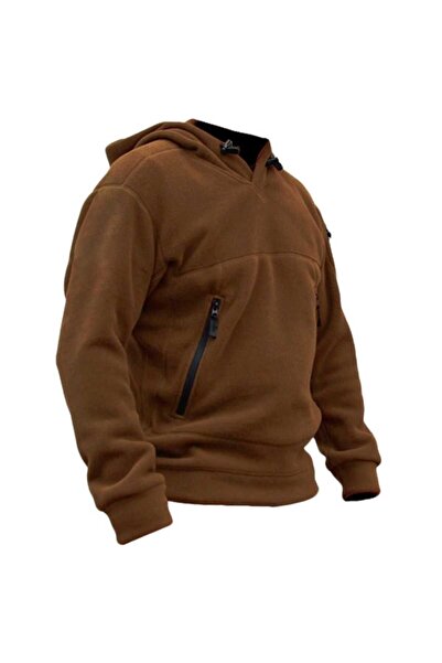 GENIUS STORE Polar pentru bărbați în aer liber cu glugă Kombat Tactical Fleece