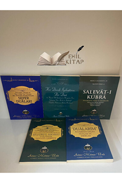 Ahıska Yayınevi Cübbeli ahmet hoca salevat ve dualar 5 kitap (cep boy)