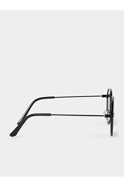 Styli Plain Round Sunglasses with Nose Pad