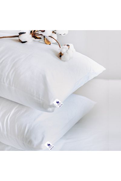 American Polo | 2 Pieces Cotton Bed Pillow with Microfiber Filling - 75x50 cm