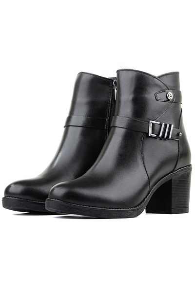 Pierre Cardin 54067 Μοντέλο - Γυναικείες μπότες με τακούνι από γνήσιο δέρμα με φερμουάρ