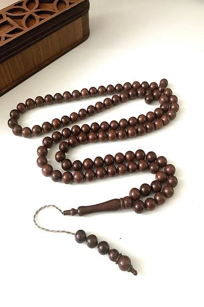 Kardelen 8 Ml 99 Pieces Globe Cut Henna Skittle Rosary - In Special Box