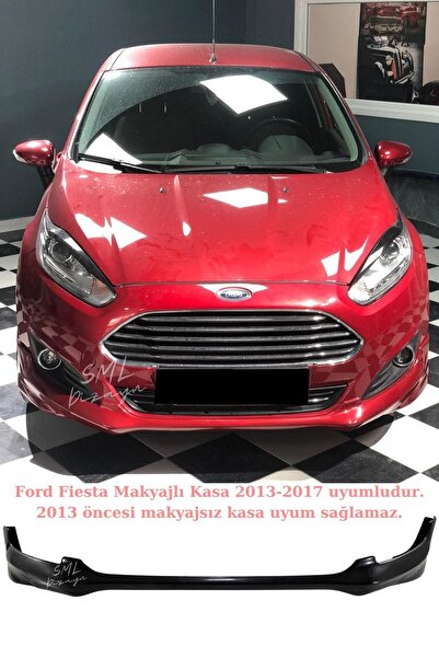 SML Dizayn Ford Fiesta Makyajlı 2013-2017 Ön Ek (PLASTİK) Boyasız Fiesta Ön-k...