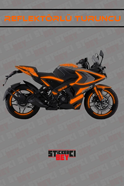 STİCKERCI BEY RS 200 Compatible Sticker Set - Full Set Pieced, Foil Cut Label...