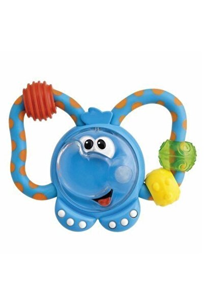 Chicco Zornăitoare albastră cu design de elefant - distracție de dentiție
