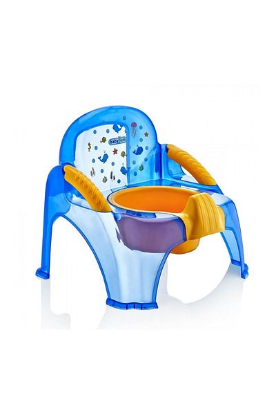 Babyjem Olita transparentă cu model albastru