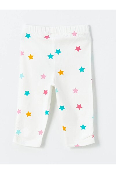 LC Waikiki LCW Baby - 2-Piece Printed and Elastic Waist Leggings Set for Baby Girl