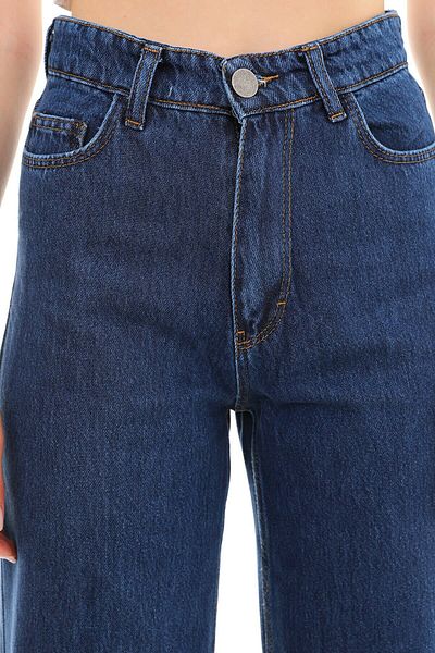 DRC trend Matrit Women - Pantaloni Palazzo Jean largi bleumarin