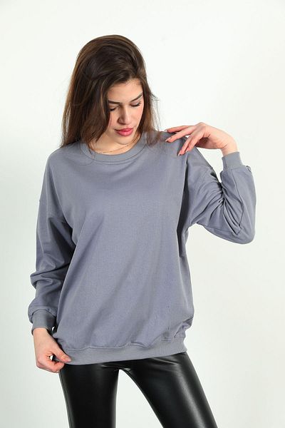 ModaPlaza Sweat oversize cu 2 fire pentru femei 103by 250011