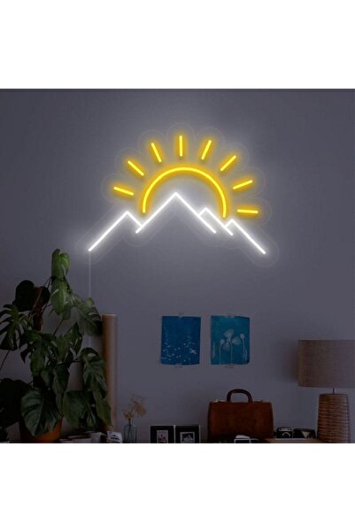 SMİLE CONCEPT Manzara - Neon Led Dekoratif Duvar Yazısı Tabelası Aydınlatması...