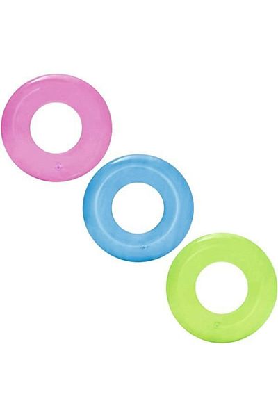 BESTWAY Pink Transparent Bagel 51cm 36022