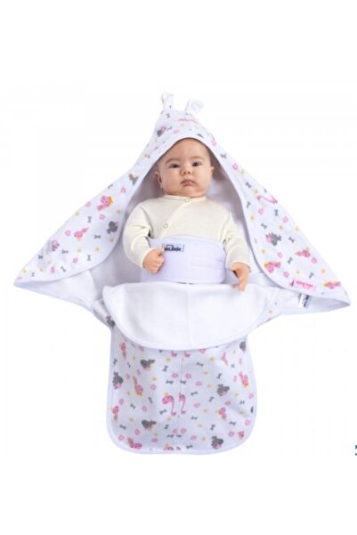Sevi Bebe Interlock 558.133 Baby Swaddle with Waist Protector Dinosaur